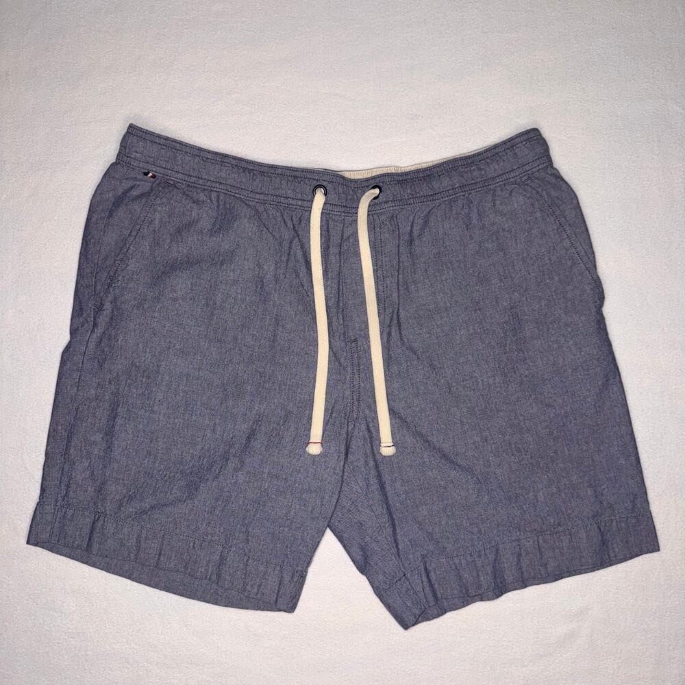 Blue Casual Tommy H Preppy Shorts